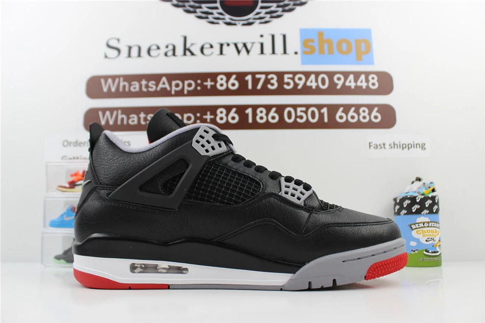 GOAT Air Jordan 4 Bred Reimagined Trendy 814