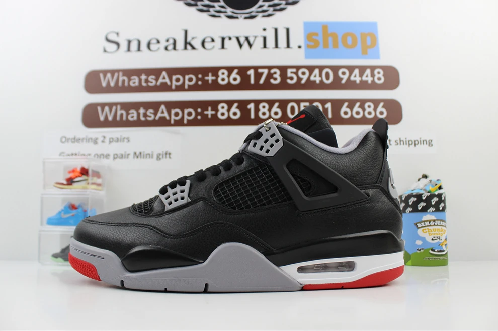 GOAT Air Jordan 4 Bred Reimagined Trendy 814