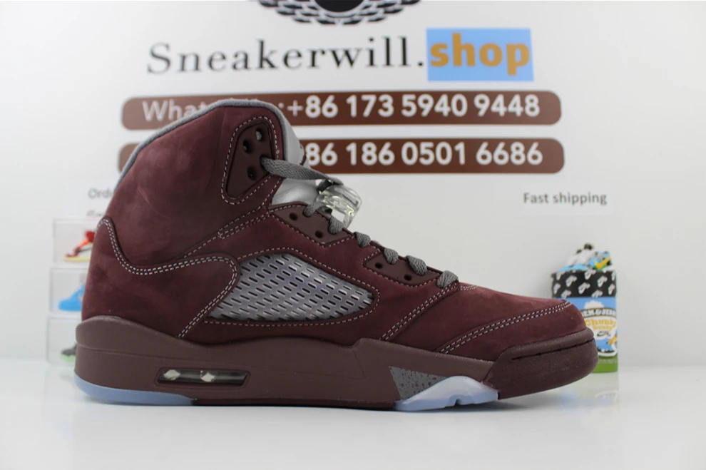 GOAT Air Jordan 5 Burgundy 2023 StreetReady 936