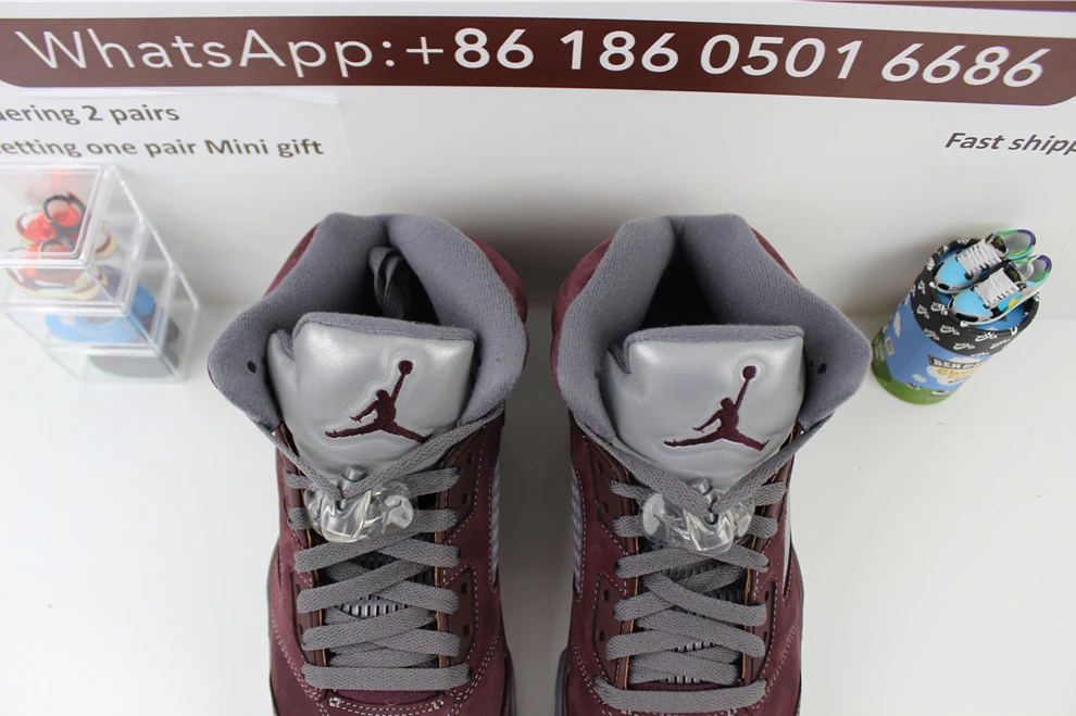 GOAT Air Jordan 5 Burgundy 2023 StreetReady 936
