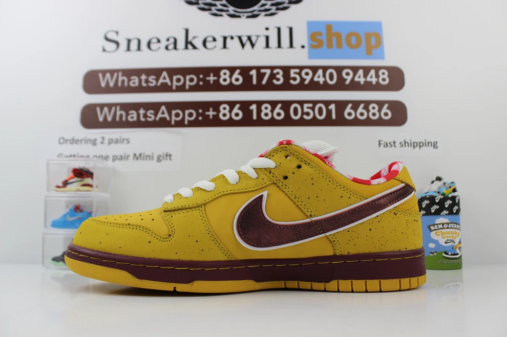 GOAT Dunk Low Premium SB 'Yellow Lobster' StreetReady 1740