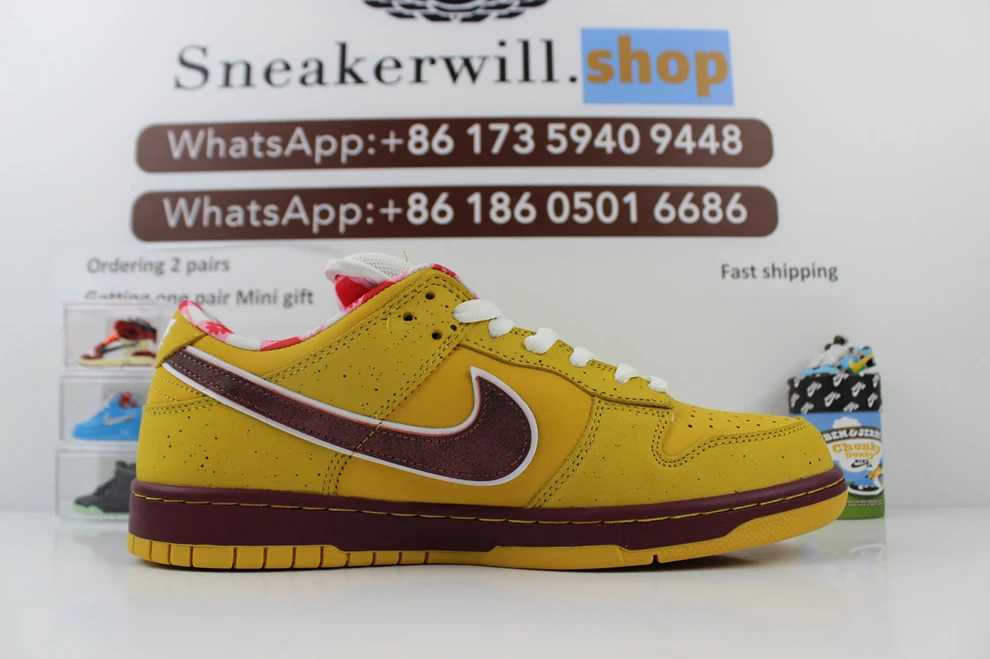 GOAT Dunk Low Premium SB 'Yellow Lobster' StreetReady 1740