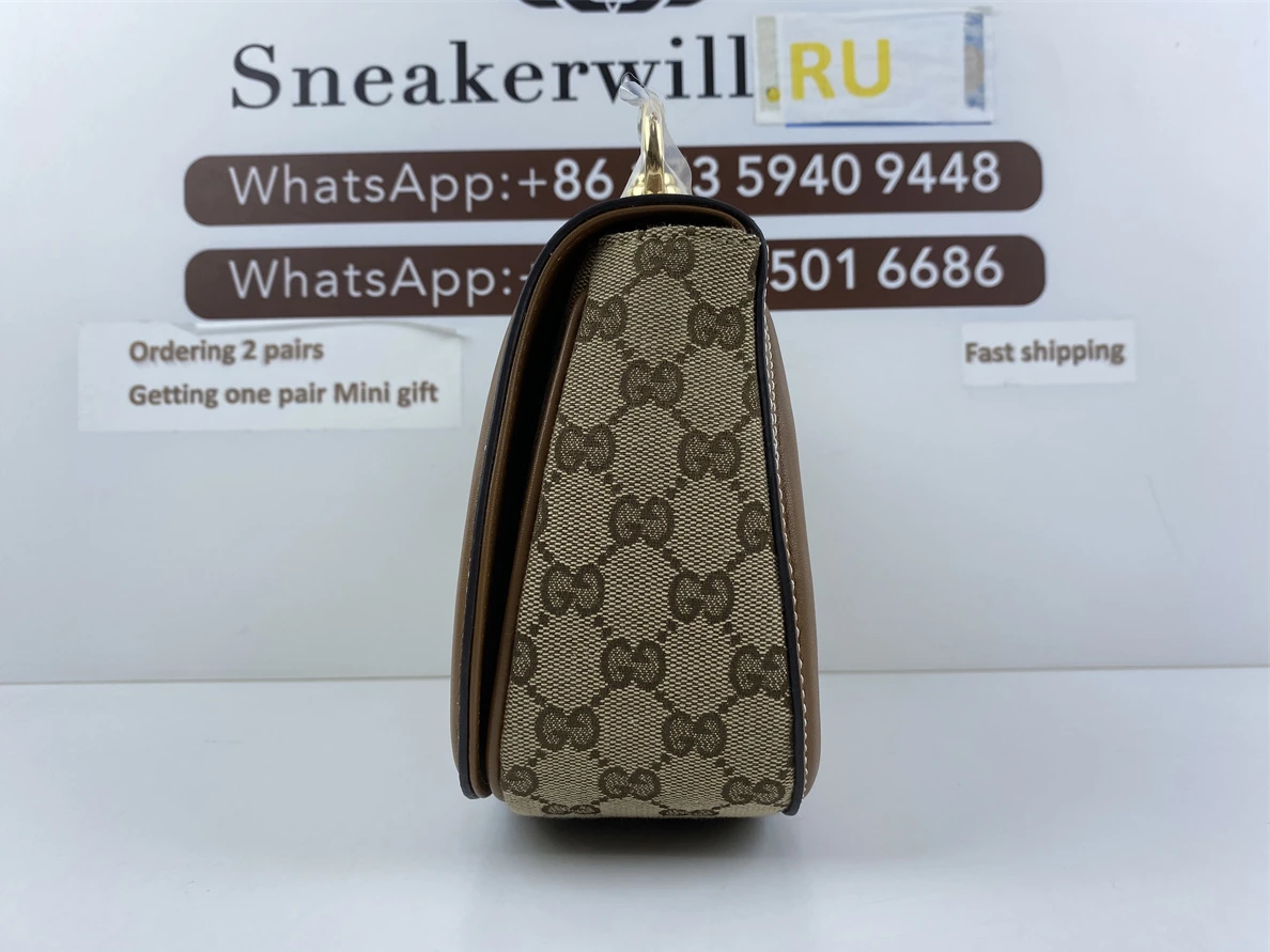 GUCCI Blondie 815714 Brown (26.5x16.5x8.5) StreetReady 283
