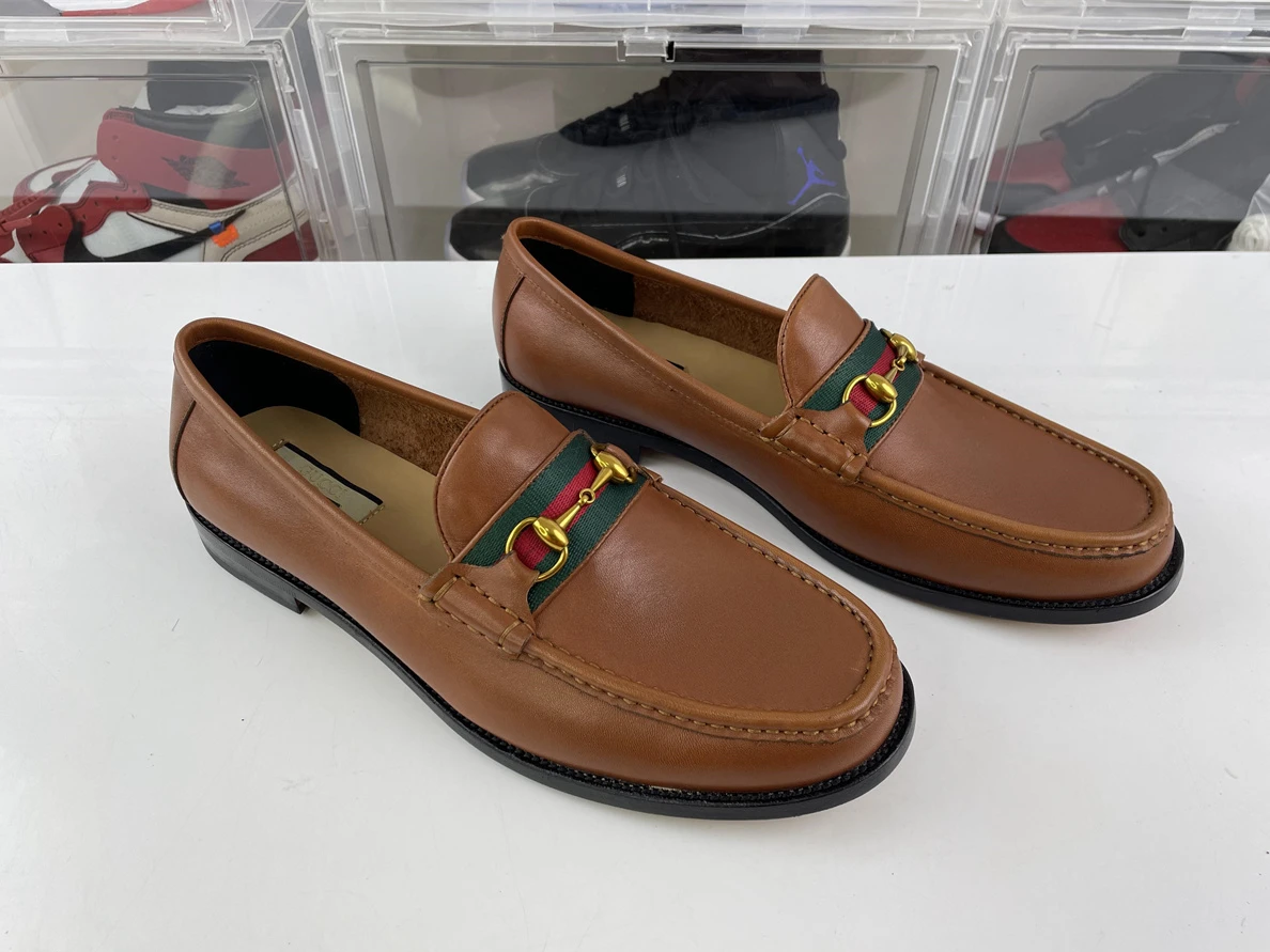 GUCCI Brown Loafer shoes SportInspired 101