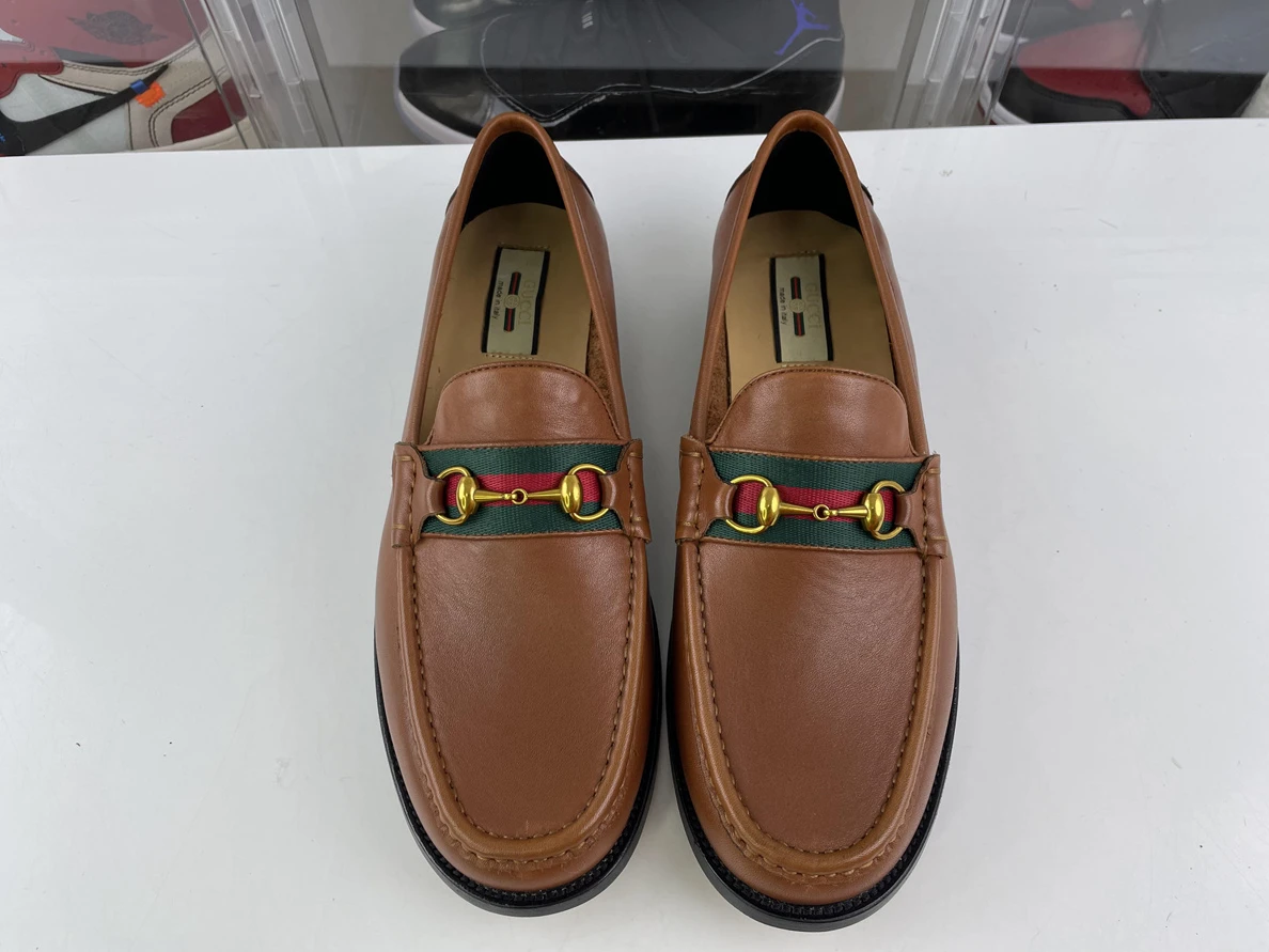 GUCCI Brown Loafer shoes SportInspired 101