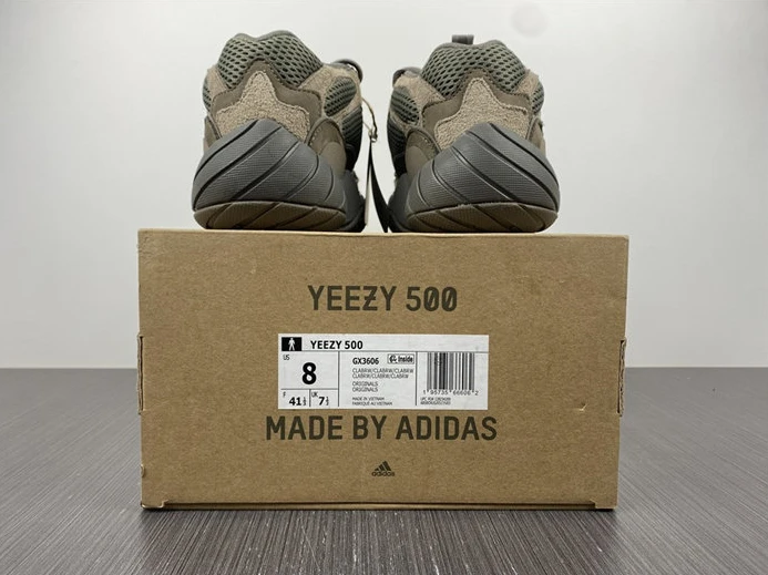 GoAnywhere 190 adidas Yeezy 500 Clay Brown GX 2973