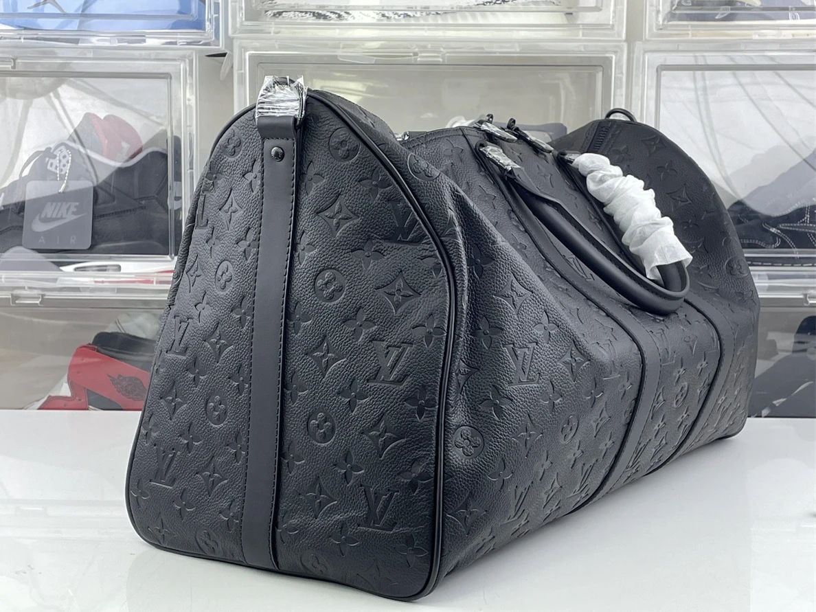 GoAnywhere 4221 LV Keepall Bandouliere Travelling handling bag with Monogram Shadow (50 x 29 x 23 cm) 175