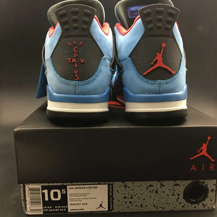 GoAnywhere 4650 Jordan4 Travis Scott Cactus Jack 308497- 928