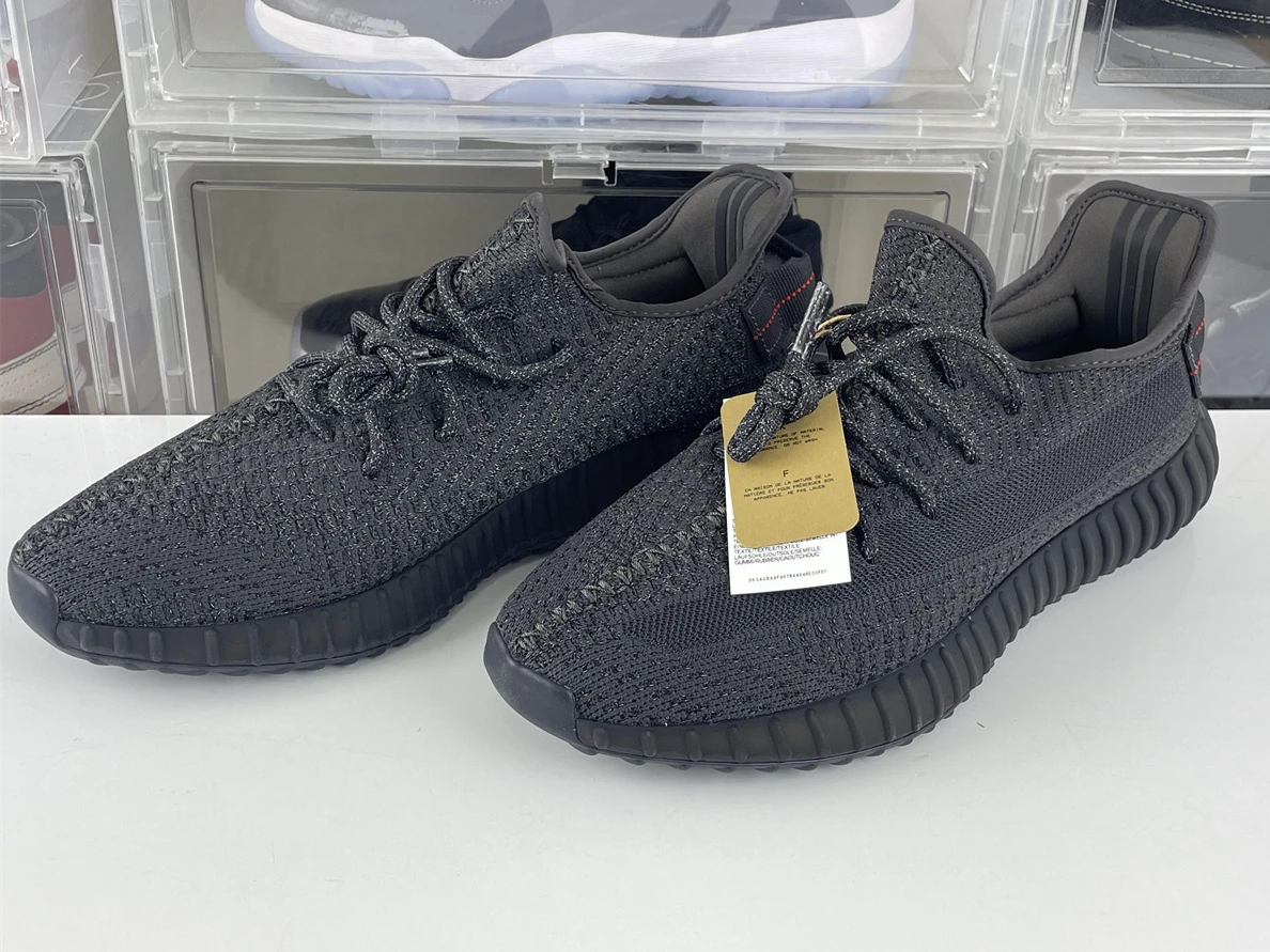 GoAnywhere 8202 GOAT Adidas Yeezy Boost 350 V2 Static Black (Reflective) FU 2874