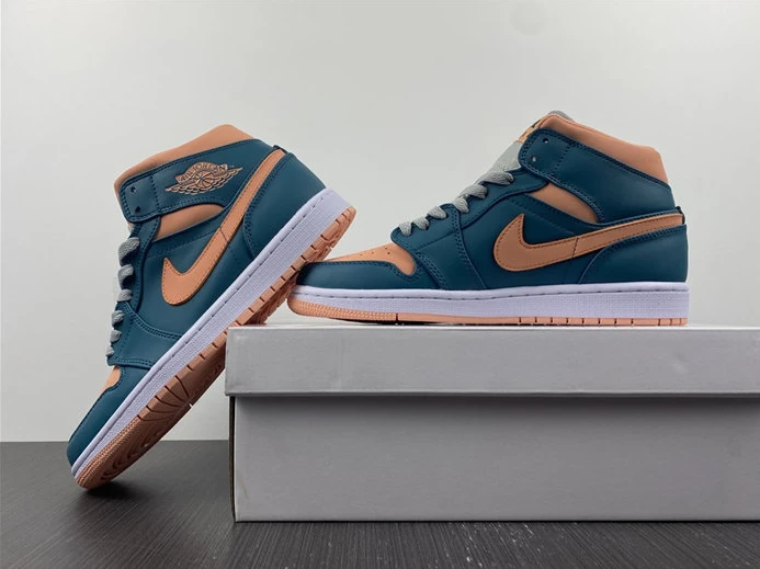 GoAnywhere Jordan1 Mid Dark Teal Green BQ6472-308 459