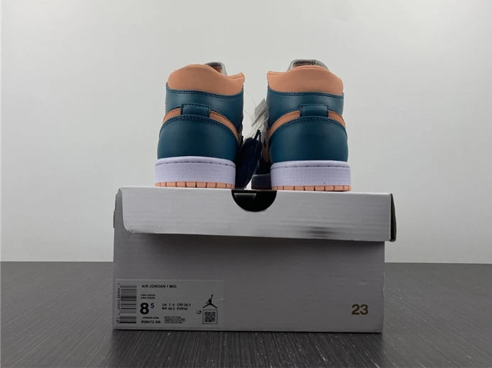 GoAnywhere Jordan1 Mid Dark Teal Green BQ6472-308 459