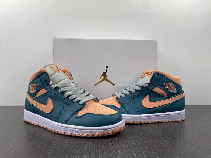 GoAnywhere Jordan1 Mid Dark Teal Green BQ6472-308 459