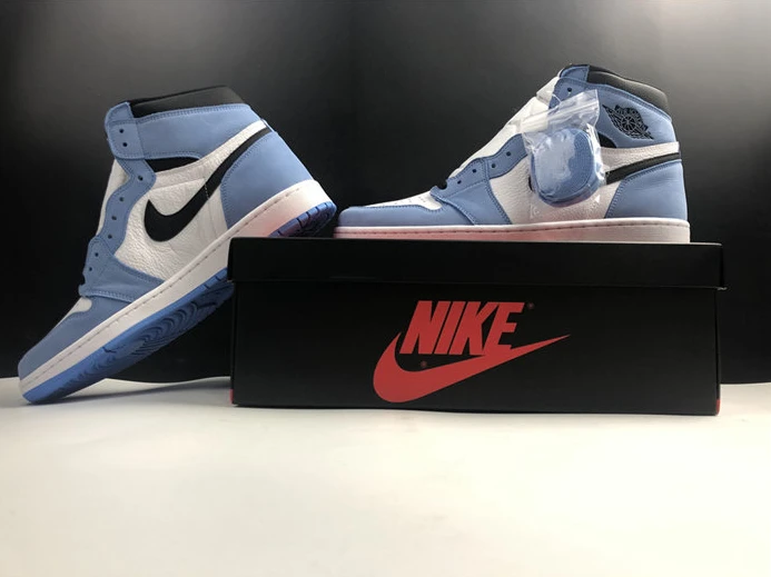 GoAnywhere Jordan1 White University Blue Black 555088-134 499