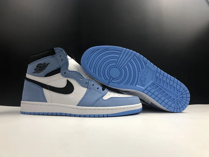 GoAnywhere Jordan1 White University Blue Black 555088-134 499