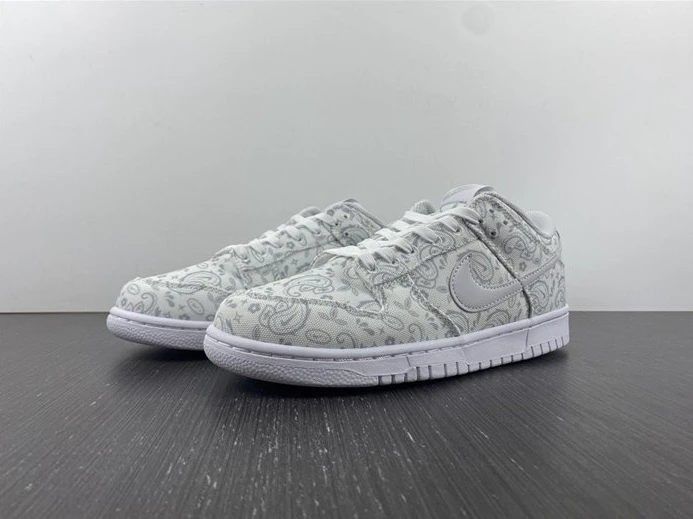 GoodFit 2464 Nike Dunk Low White Paisley DJ9955- 1929