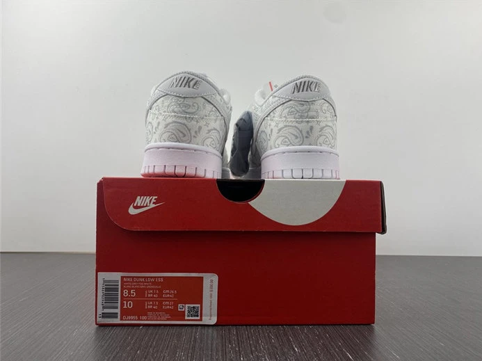 GoodFit 2464 Nike Dunk Low White Paisley DJ9955- 1929