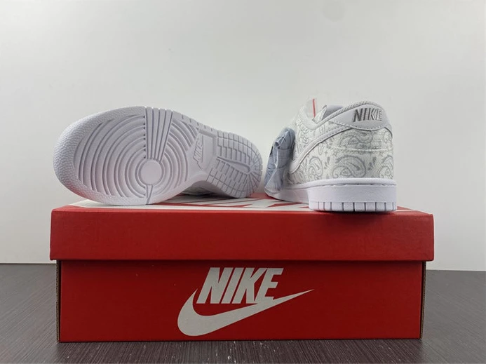 GoodFit 2464 Nike Dunk Low White Paisley DJ9955- 1929