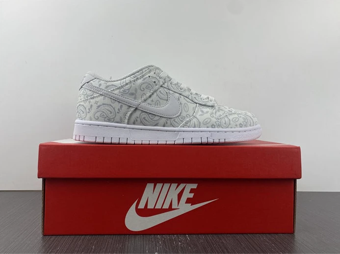 GoodFit 2464 Nike Dunk Low White Paisley DJ9955- 1929