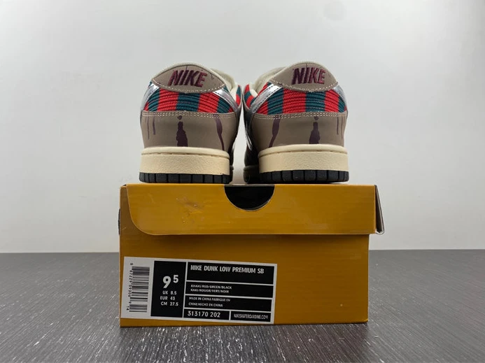 GoodFit 4643 Nike SB Dunk Low Freddy Krueger 313170- 1770