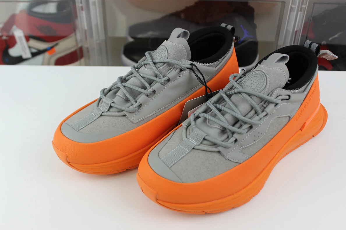 GoodFit 7059 Canada Goose Glacier Trail Sneaker Grey Orange 3579