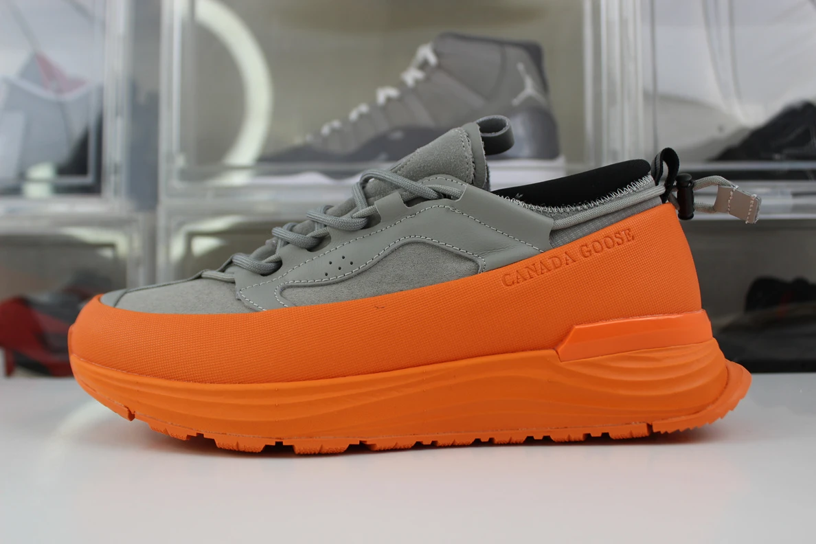GoodFit 7059 Canada Goose Glacier Trail Sneaker Grey Orange 3579