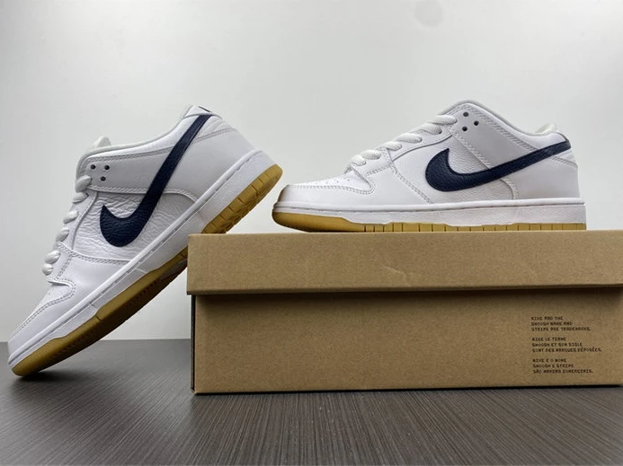 GoodFit 9133 Nike SB Dunk Low Orange Label White Navy CZ2249- 2047