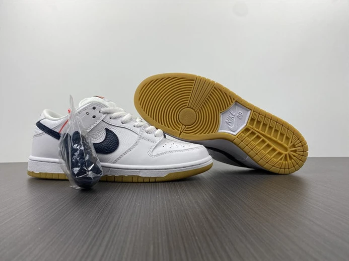 GoodFit 9133 Nike SB Dunk Low Orange Label White Navy CZ2249- 2047
