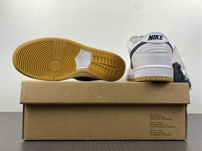 GoodFit 9133 Nike SB Dunk Low Orange Label White Navy CZ2249- 2047