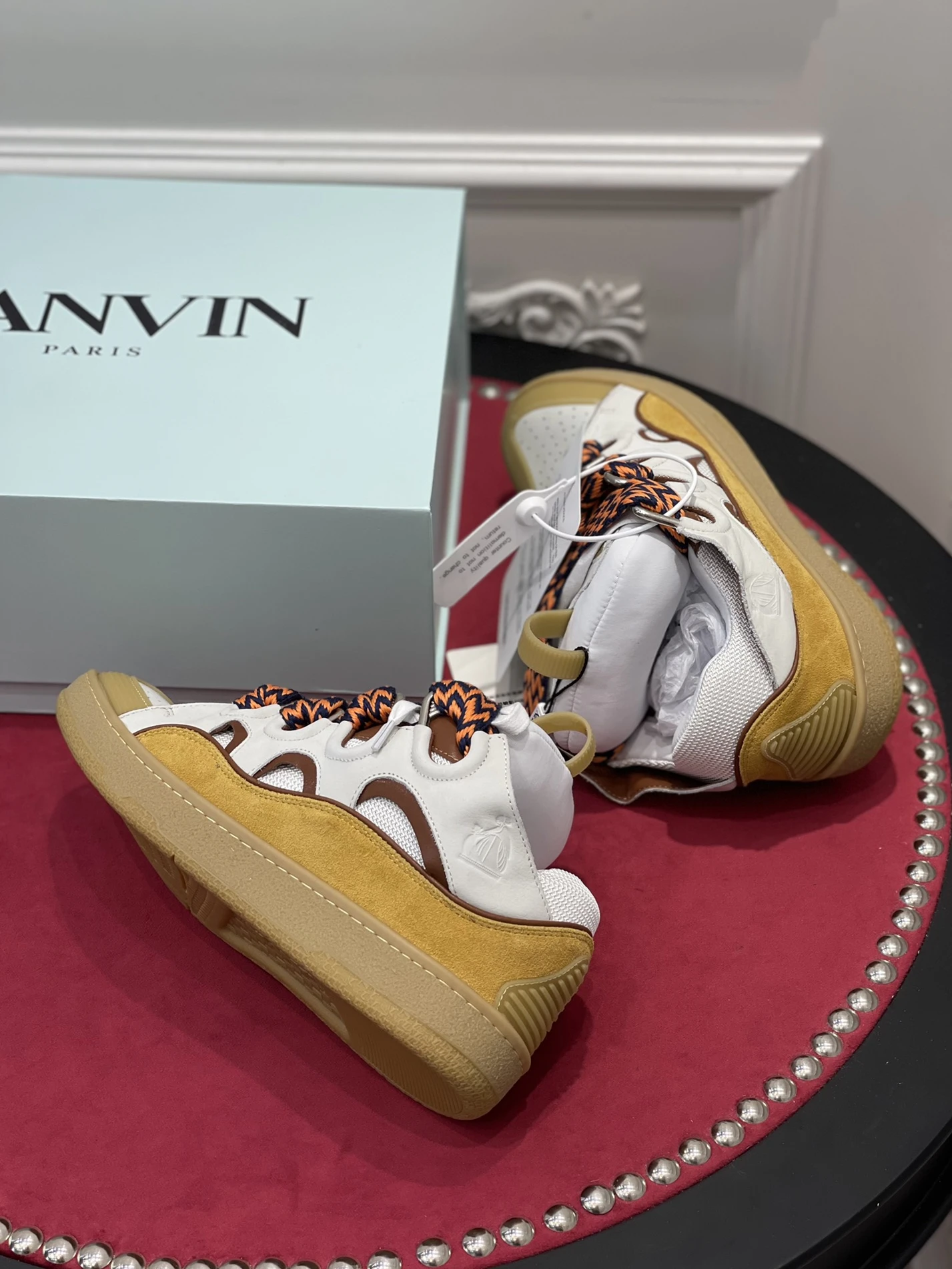 GoodFit Lanvin Curb Sneaker Beige FM-SKRK11-LIAG-H2105 1470