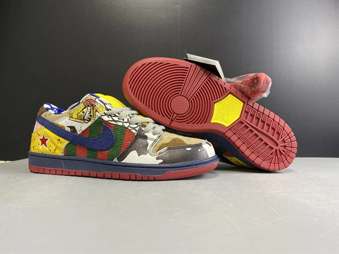 GoodFit NIKE DUCK LOW PRO WHITE RED YELLOW 318403-175 2200