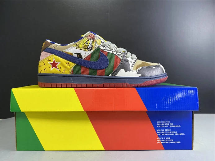 GoodFit NIKE DUCK LOW PRO WHITE RED YELLOW 318403-175 2200
