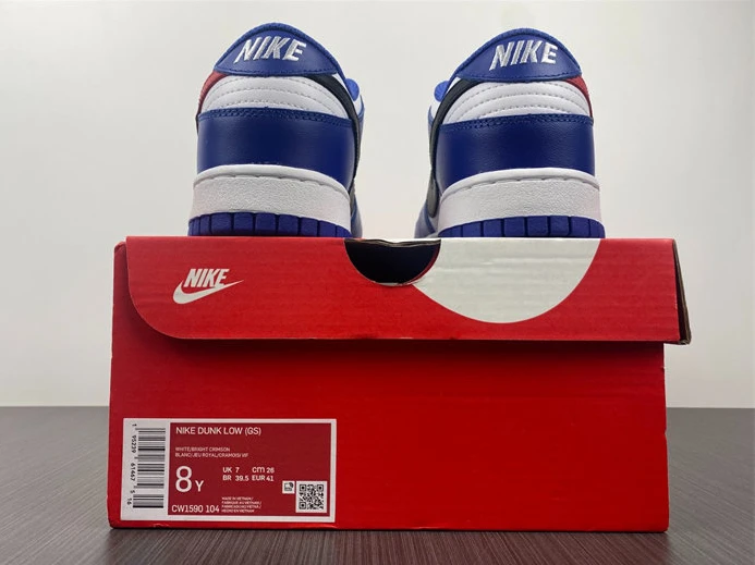 GoodFit Nike Dunk Low Bright Crimson Game Royal CW1590-104 2051