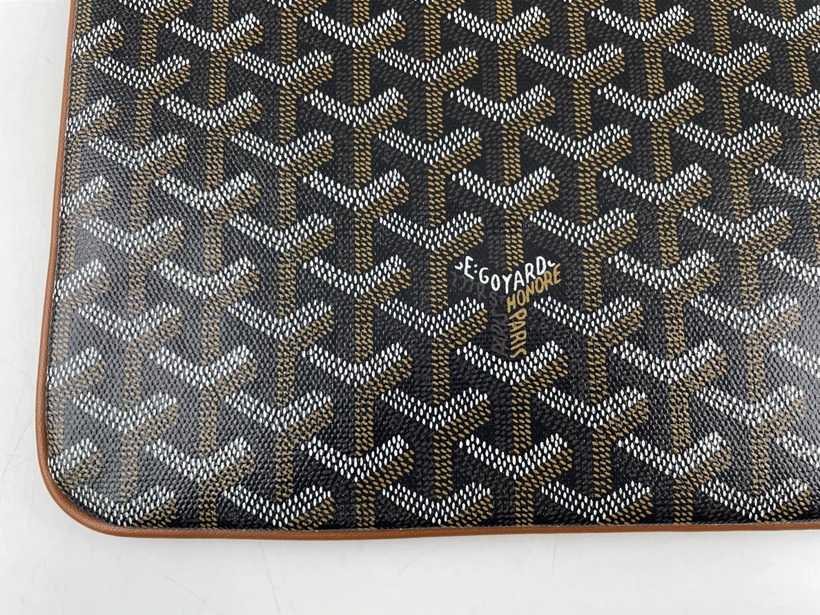 Goyard pouch Black Yellow colorway (S, M, L sizes) Trendy 259