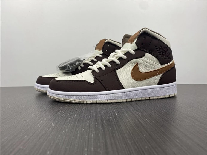HighQuality 1295 Jordan1 Mid SE Brown Basalt Oatmeal DO6699- 442