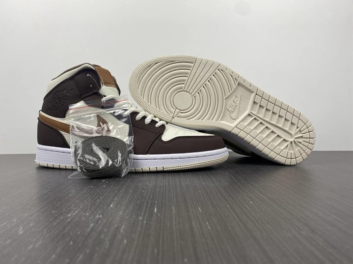 HighQuality 1295 Jordan1 Mid SE Brown Basalt Oatmeal DO6699- 442