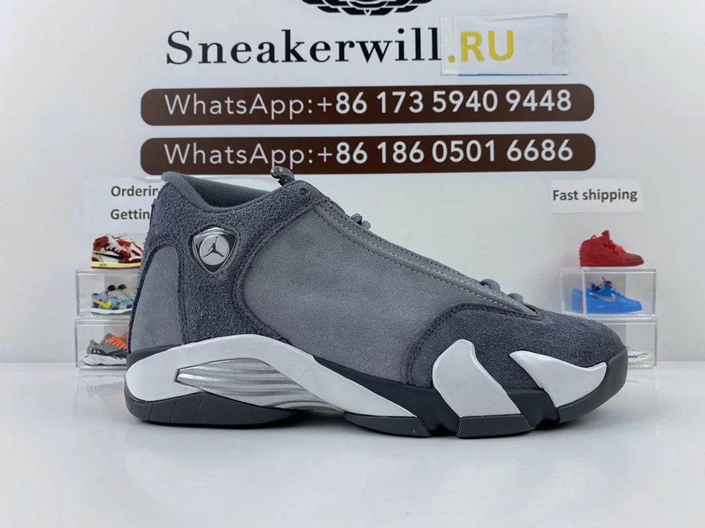 HighQuality 2207 GOAT Air Jordan 14 Cool Grey 1171