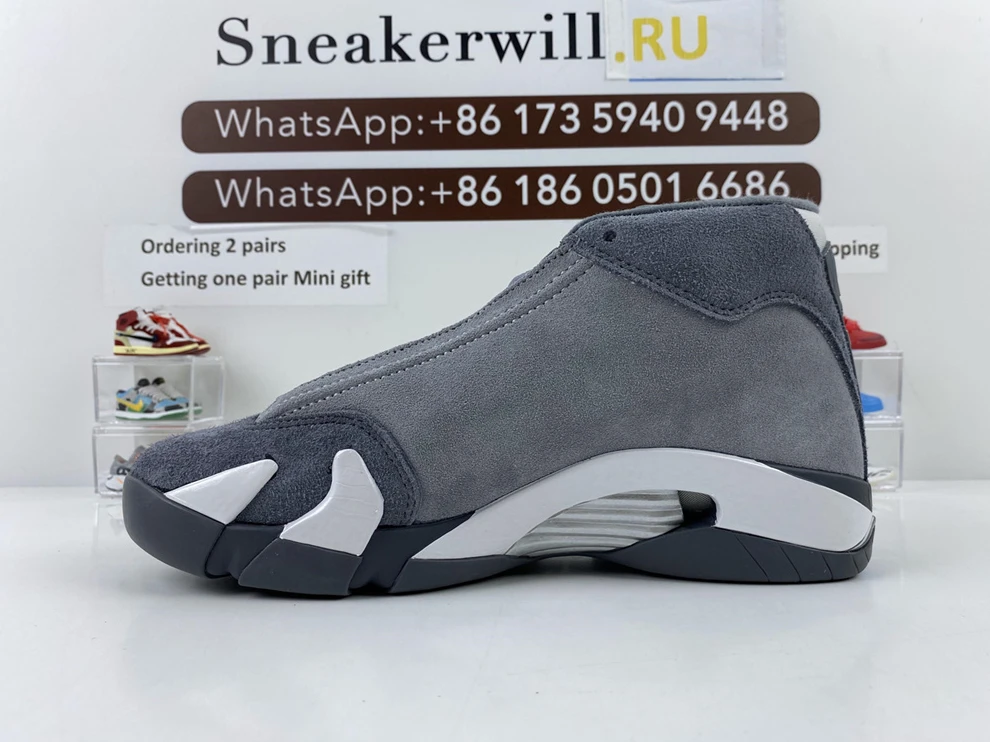 HighQuality 2207 GOAT Air Jordan 14 Cool Grey 1171