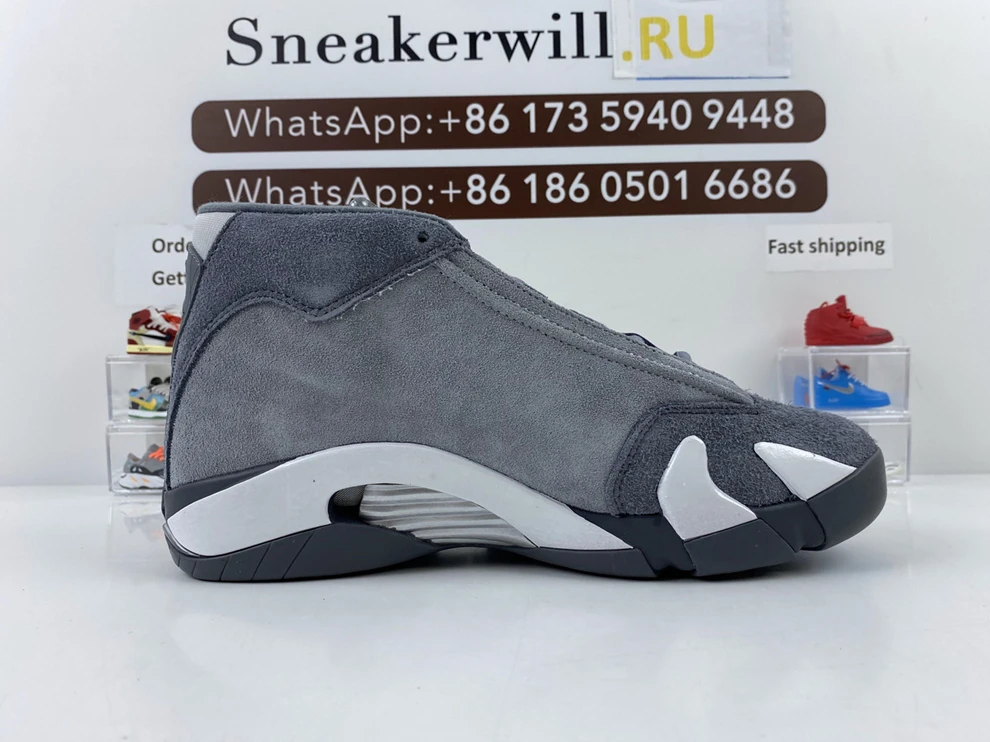HighQuality 2207 GOAT Air Jordan 14 Cool Grey 1171