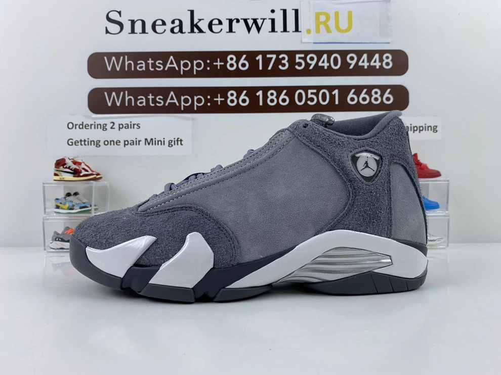 HighQuality 2207 GOAT Air Jordan 14 Cool Grey 1171