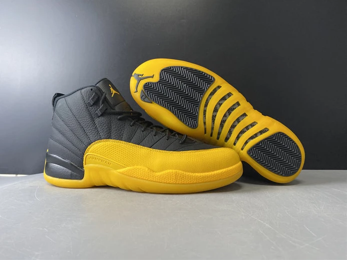 HighQuality 2499 Jordan 12 Retro Black University Gold 130690- 1130