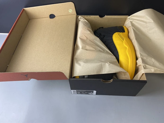 HighQuality 2499 Jordan 12 Retro Black University Gold 130690- 1130