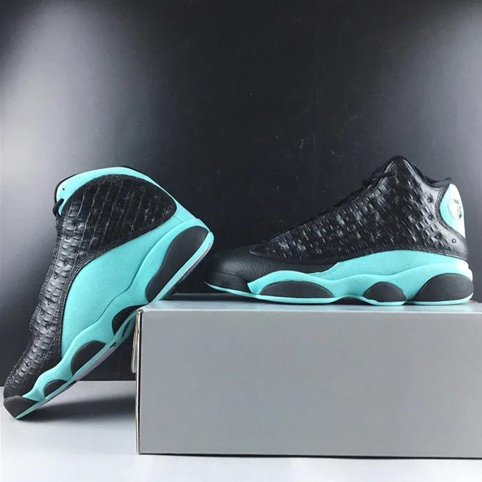 HighQuality 2821 Jordan 13 Retro Black Island Green 414571- 1170