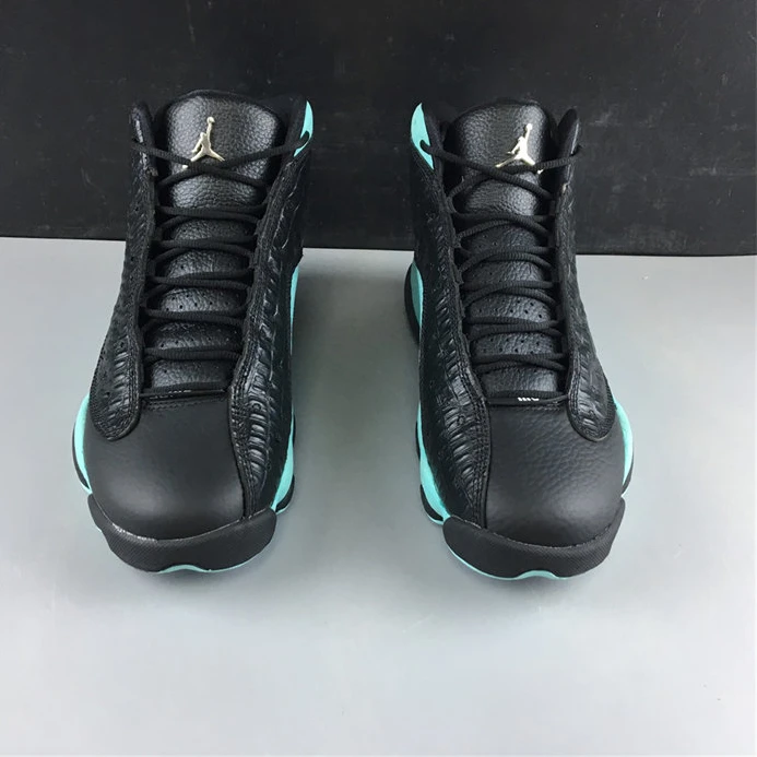 HighQuality 2821 Jordan 13 Retro Black Island Green 414571- 1170