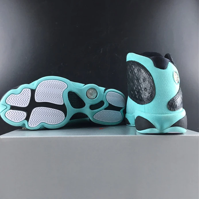 HighQuality 2821 Jordan 13 Retro Black Island Green 414571- 1170