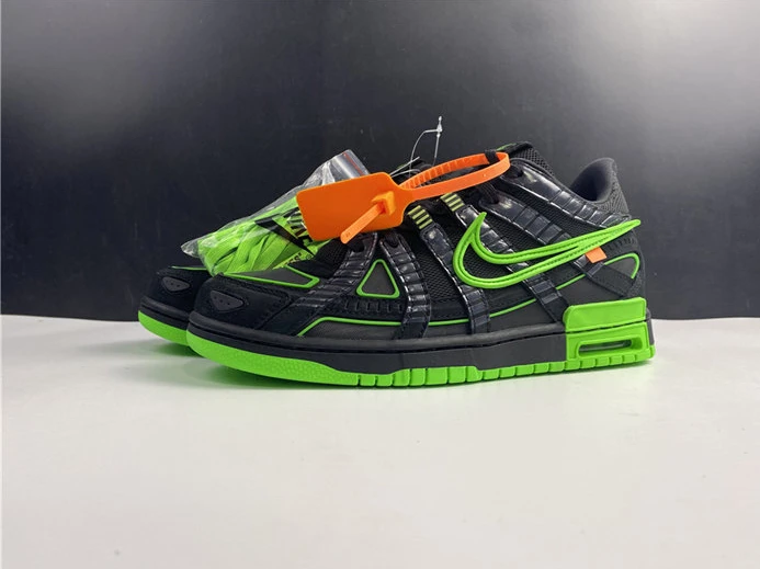 HighQuality 5681 Nike Air Rubber Dunk Off-White Green Strike CU6015- 2372