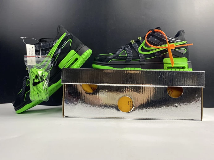 HighQuality 5681 Nike Air Rubber Dunk Off-White Green Strike CU6015- 2372