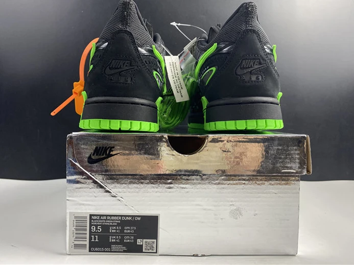 HighQuality 5681 Nike Air Rubber Dunk Off-White Green Strike CU6015- 2372