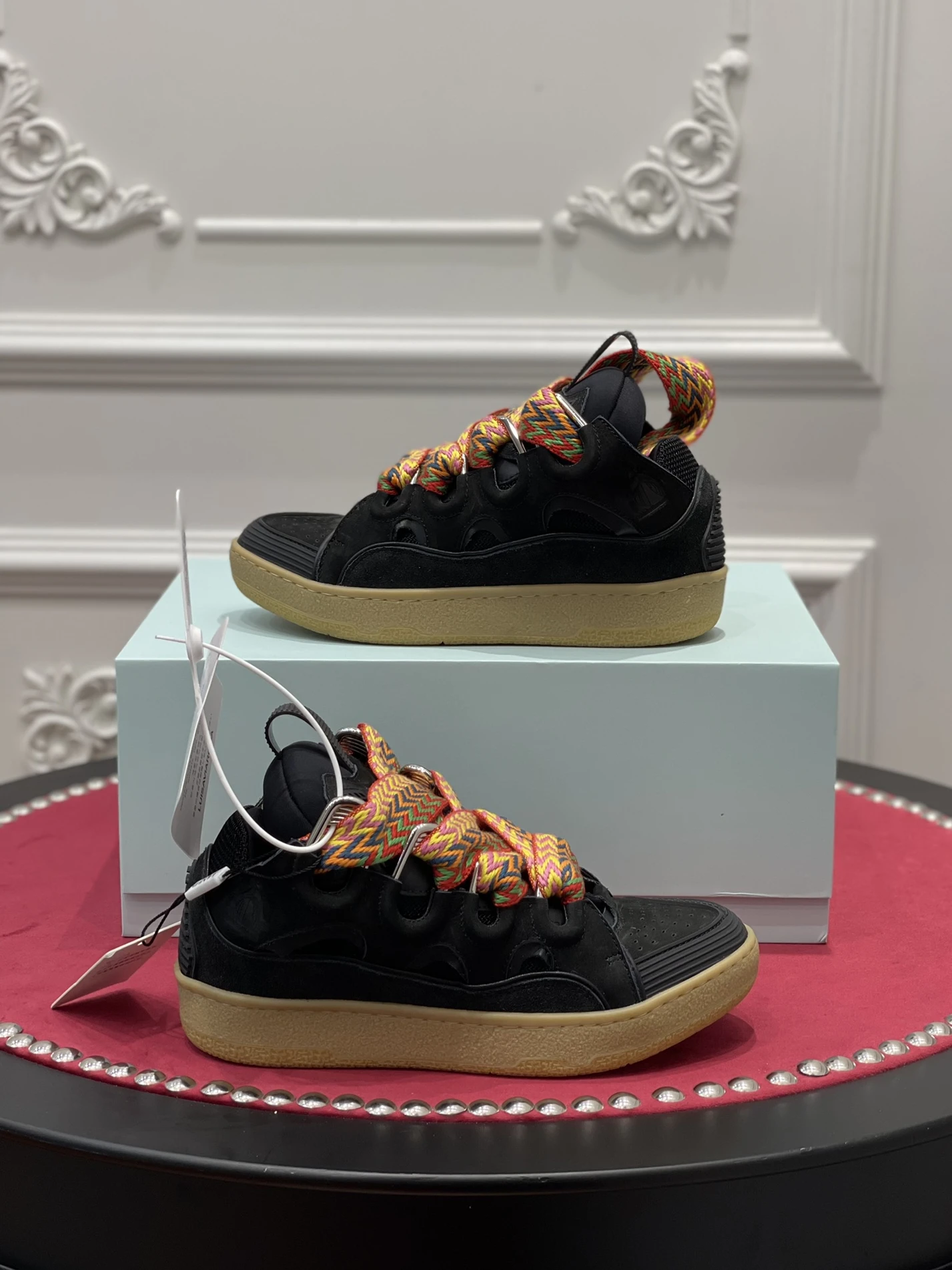HighQuality 7017 Lanvin Leather CurbBlack FM-SKRK11-DRAG-A 1484