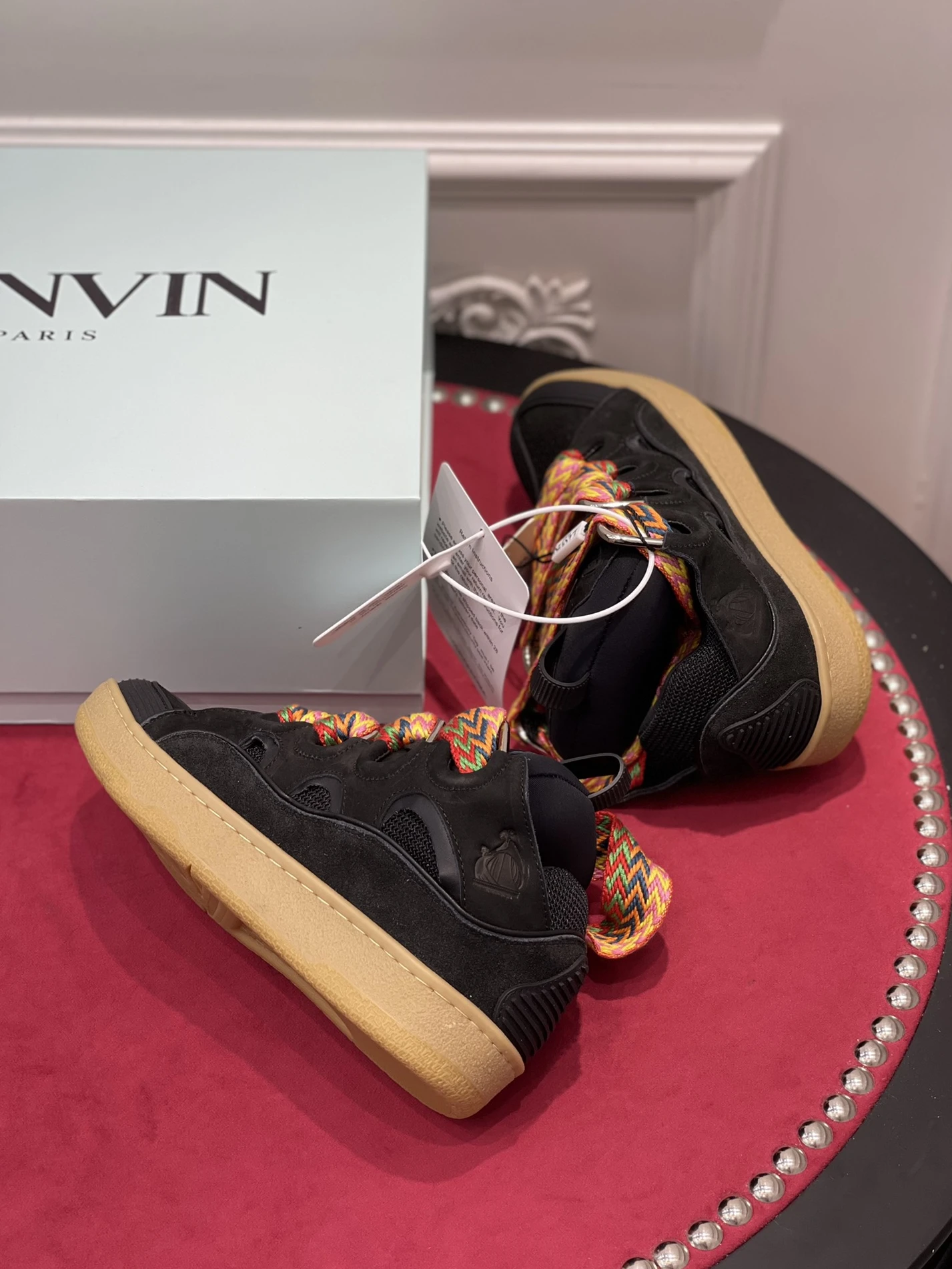 HighQuality 7017 Lanvin Leather CurbBlack FM-SKRK11-DRAG-A 1484