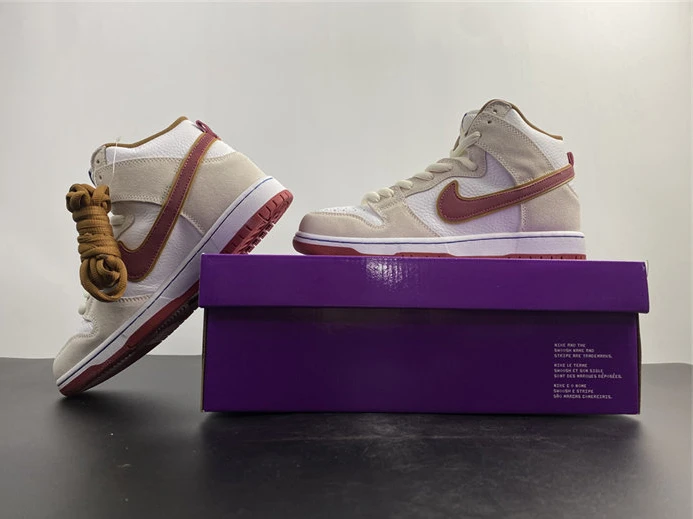HighQuality 8611 Nike SB Dunk High Sail Bright Crimson CV9499- 2079